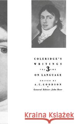 On Language Samuel Taylor Coleridge 9780333568224 PALGRAVE MACMILLAN