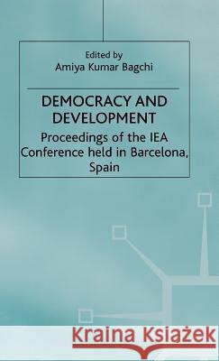 Democracy and Development  9780333573129 PALGRAVE MACMILLAN