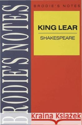 Shakespeare: King Lear  9780333581766 PALGRAVE MACMILLAN