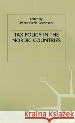 Tax Policy in the Nordic Countries  9780333642801 PALGRAVE MACMILLAN