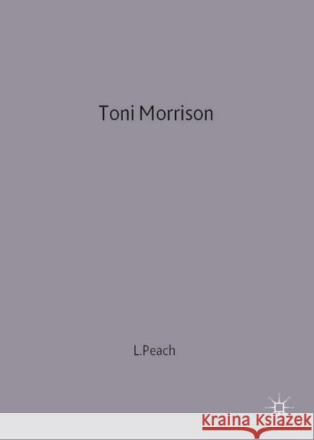 Toni Morrison Linden Peach 9780333659151