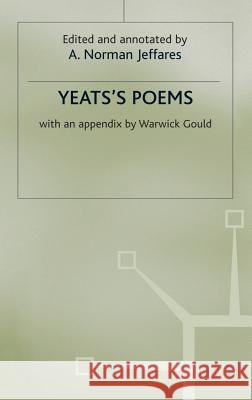 Yeats's Poems  9780333675175 PALGRAVE MACMILLAN