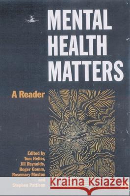 Mental Health Matters Tom Heller 9780333678480