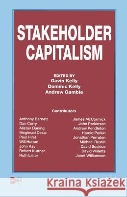 Stakeholder Capitalism  9780333687741 PALGRAVE MACMILLAN