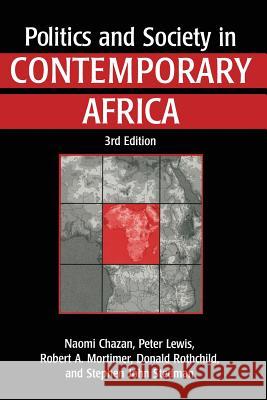 Politics and Society in Contemporary Africa  9780333694756 PALGRAVE MACMILLAN