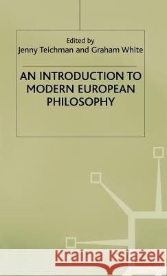 An Introduction to Modern European Philosophy  9780333724620 PALGRAVE MACMILLAN