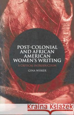 Post-Colonial and African American Women's Writing: A Critical Introduction Wisker, Gina 9780333727461 0
