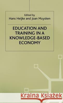 Education and Training in a Knowledge-Based Economy  9780333919897 PALGRAVE MACMILLAN