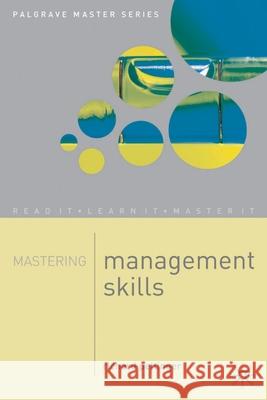 Mastering Management Skills Richard Pettinger 9780333929384 0