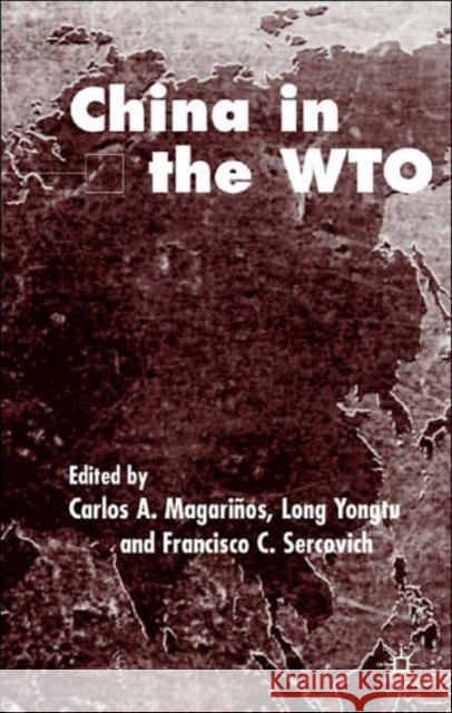 China in the Wto: The Birth of a New Catching-Up Strategy Magariños, C. 9780333999301 PALGRAVE MACMILLAN