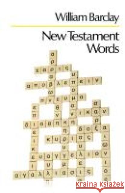 New Testametn Words William Barclay 9780334011392 SCM Press