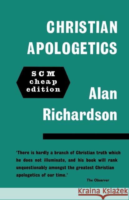 Christian Apologetics Alan Richardson 9780334047452