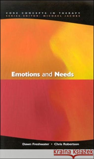 Emotions and Needs Freshwater, Dawn 9780335208012