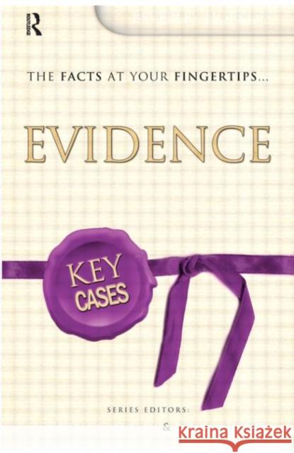 Key Cases: Evidence Beverley Hopkins 9780340926789 0