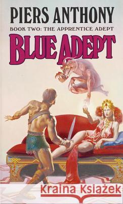 Blue Adept Piers Anthony 9780345352453 Del Rey Books