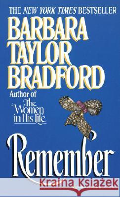 Remember Barbara Taylor Bradford 9780345379368 Ballantine Books