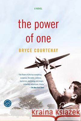 The Power of One Bryce Courtenay 9780345410054