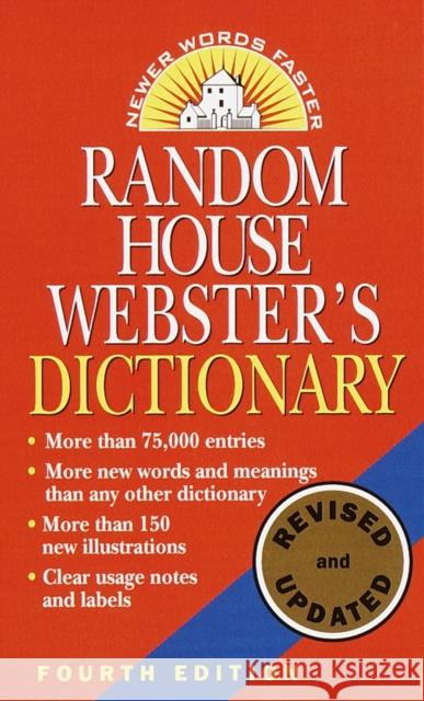 Random House Webster's Dictionary: Fourth Edition, Revised and Updated Random House 9780345447258 Ballantine Books