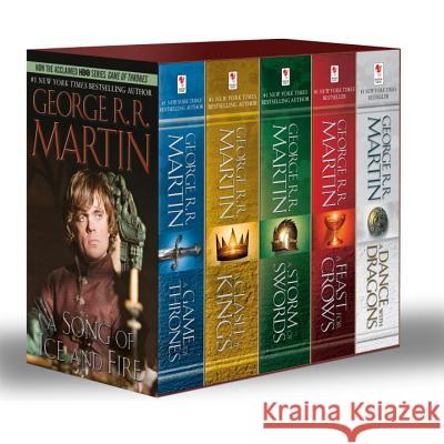 George R. R. Martin's a Game of Thrones 5-Book Boxed Set (Song of Ice and Fire Series): A Game of Thrones, a Clash of Kings, a Storm of Swords, a Feas Martin, George R. R. 9780345535566 Bantam