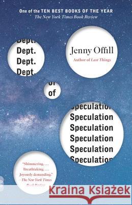 Dept. of Speculation Jenny Offill 9780345806871