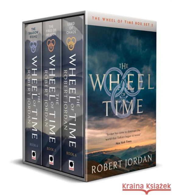 The Wheel of Time Box Set 2: Books 4-6 (The Shadow Rising, Fires of Heaven and Lord of Chaos) Robert Jordan 9780356518855