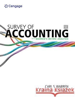 Survey of Accounting Carl Warren Amanda Farmer 9780357132593 Cengage Learning