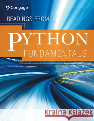 Readings from Python Fundamentals Cengage Cengage 9780357636442 Cengage Learning