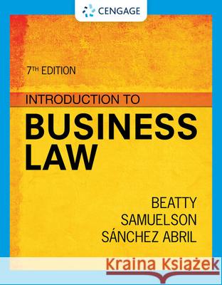 Introduction to Business Law Susan (Boston University Questrom School of Business) Samuelson 9780357717189