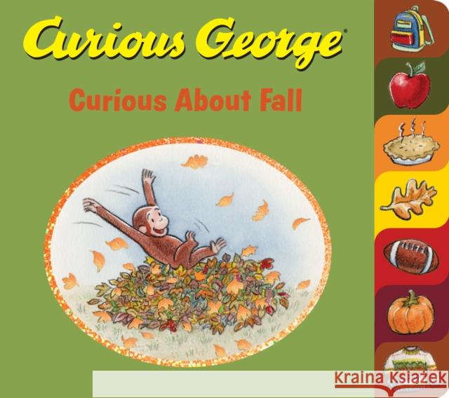 Curious George Curious About Fall Tabbed Board Book H. A. Rey 9780358126690 HarperCollins