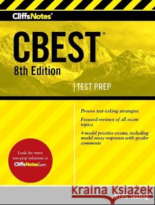 CliffsNotes CBEST Btps Testing 9780358244318 Cliffs Notes