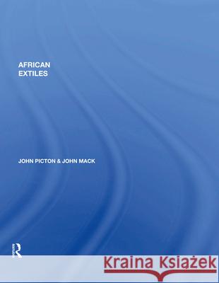 African Textiles John Picton John Mack 9780367004972 Routledge