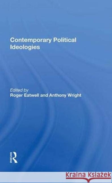 Contemporary Political Ideologies  9780367008970 Taylor and Francis