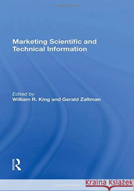 Marketing Scientific and Technical Information  9780367020927 Taylor and Francis