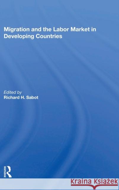 Migration and the Labor Market in Developing Countries Sabot, Richard 9780367021986