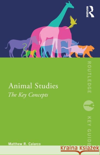 Animal Studies: The Key Concepts Matthew R. Calarco 9780367028893
