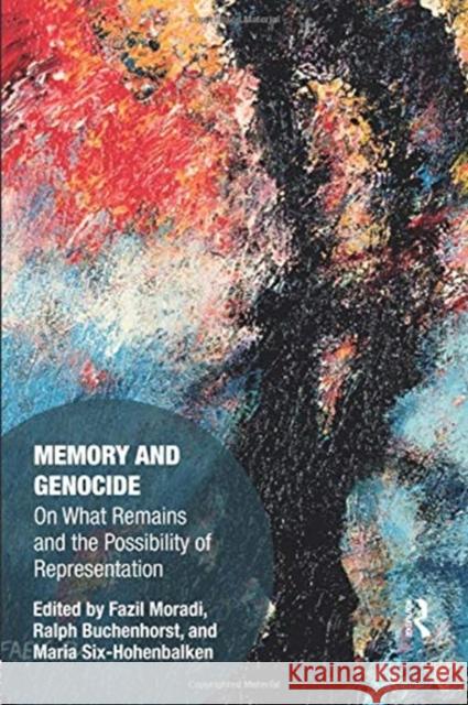 Memory and Genocide: On What Remains and the Possibility of Representation Fazil Moradi Ralph Buchenhorst Maria Six-Hohenbalken 9780367085360 Routledge