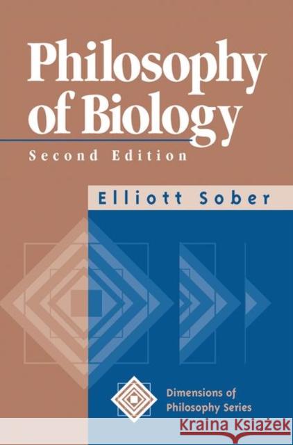 Philosophy of Biology Sober, Elliott 9780367098681