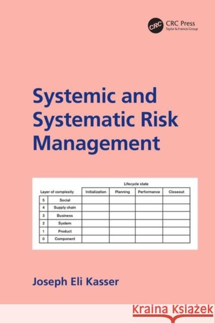 Systemic and Systematic Risk Management Joseph E. Kasser 9780367112219 CRC Press