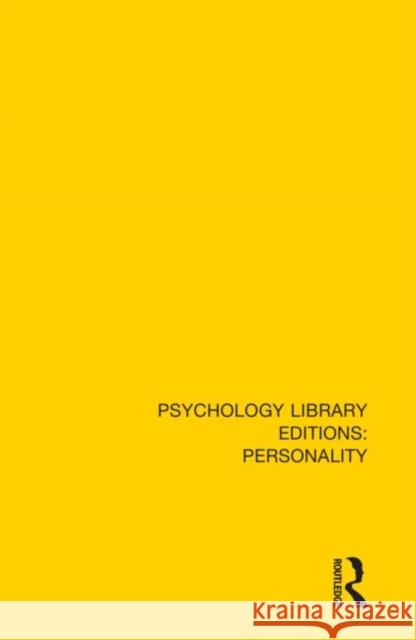 An Introduction to Personality Study Raymond B. Cattell 9780367133290