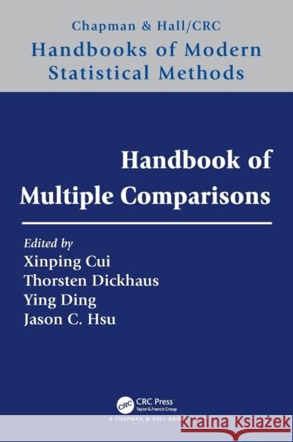 Handbook of Multiple Comparisons Cui, Xinping 9780367140670