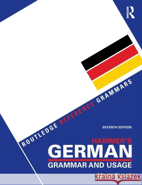 Hammer's German Grammar and Usage Martin Durrell 9780367150266 Taylor & Francis Ltd