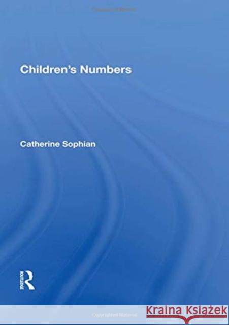 Children's Numbers Catherine Sophian 9780367159009