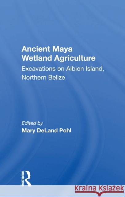 Ancient Maya Wetland Agriculture: Excavations on Albion Island, Northern Belize Pohl, Mary Deland 9780367160470 Routledge