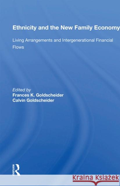 Ethnicity and the New Family Economy: Living Arrangements and Intergenerational Financial Flows Frances K. Goldscheider 9780367163402