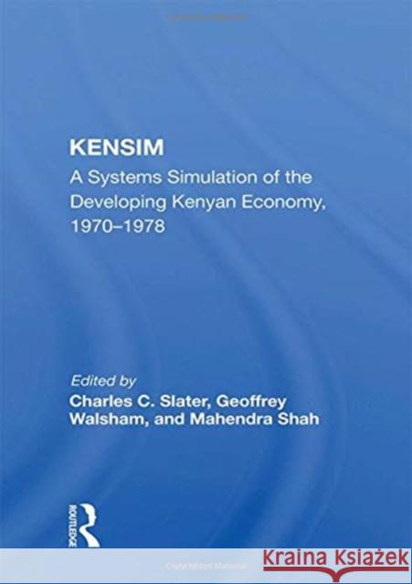 Kensim Syst Dev Kenya/H Charles C. Slater 9780367167714 Routledge