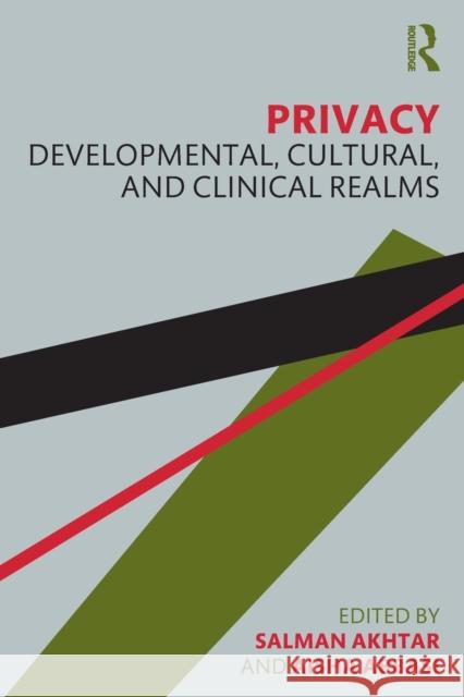 Privacy: Developmental, Cultural, and Clinical Realms Salman Akhtar Aisha Abbasi 9780367194048