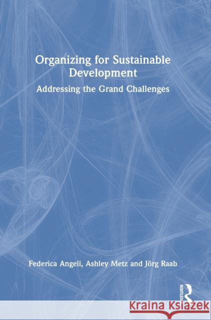 Organizing for Sustainable Development: Addressing the Grand Challenges Federica Angeli Ashley Metz J 9780367197681