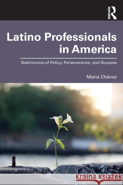 Latino Professionals in America: Testimonios of Policy, Perseverance, and Success Maria Chavez 9780367203191