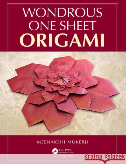 Wondrous One Sheet Origami Meenakshi Mukerji 9780367208103