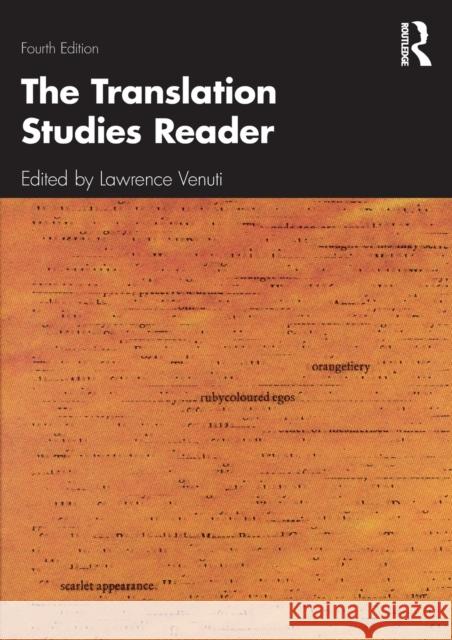 The Translation Studies Reader Lawrence Venuti 9780367235970